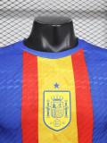 24-25 Spain Blue Player Version Training shirts
