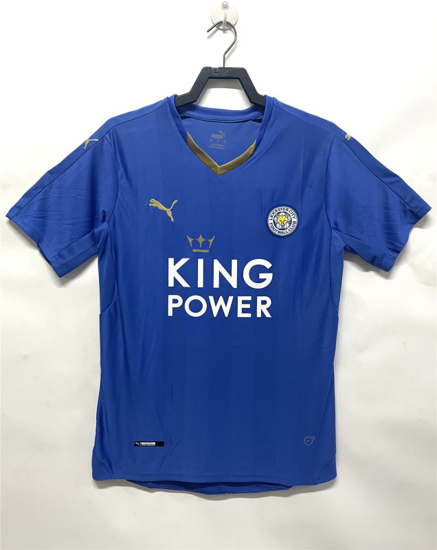 Mens Leicester City Retro Home Champions Jersey 2015/16