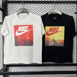 T257 NK White High Quality Casual T-Shirt