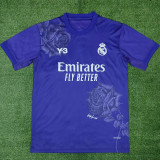 23-24 Real Madrid  Y-3 Purple Fans Soccer Jersey