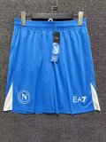 Mens Napoli Home Blue Shorts 2024/25