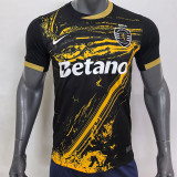 24-25 Sporting Lisbon Black Special Edition Fans Soccer Jersey
