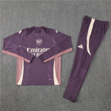 Kids Arsenal Training Suit Purple 2024/25