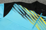 2024 JOM Lake Blue Half Pull Tracksuit
