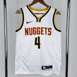 22-23 Nuggets WESTBROOK #4 White Top Quality Hot Pressing NBA Jersey