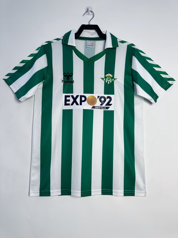 Mens Real Betis Retro Home Jersey 1988/89