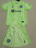 24-25  Barcelona Third Kids Soccer Jersey