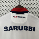 24-25 Club Nacional White Fans Soccer Jersey