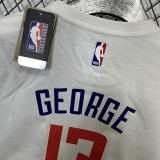 T171 Clippers GEORGE #13 White High Quality Casual T-Shirt