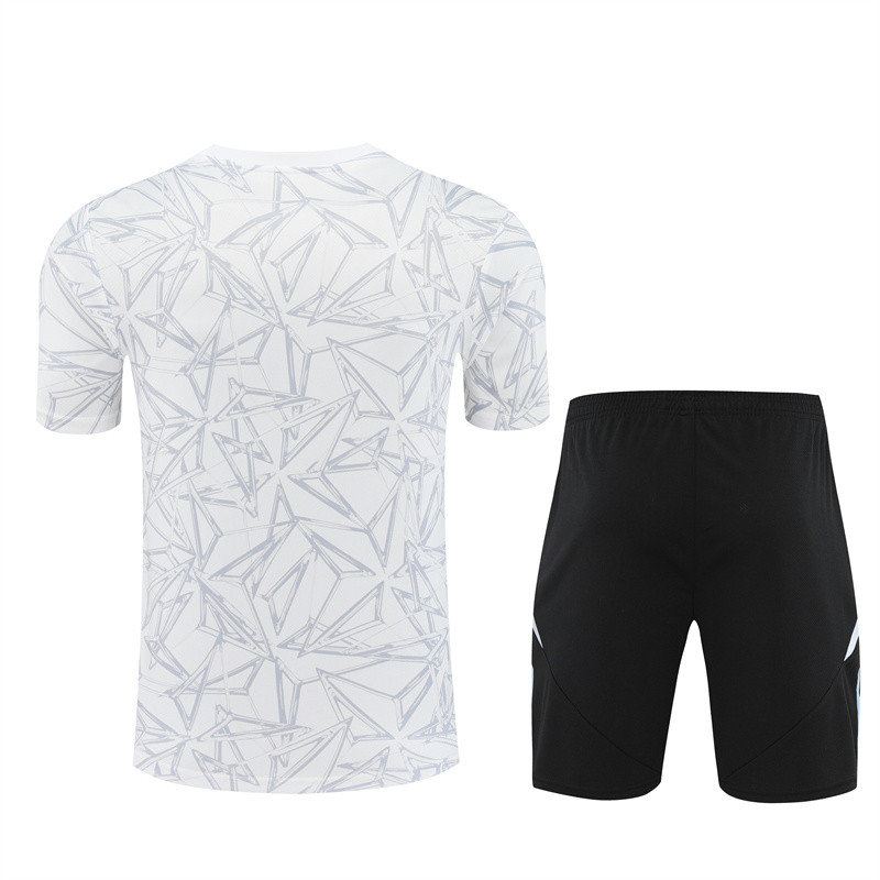 2025-26 Mens Real Madrid Short Training Suit White