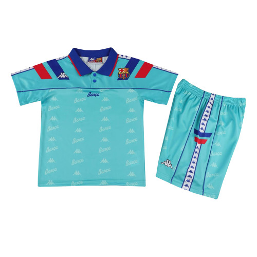 Kids Retro Barcelona Away Jersey 1992/95