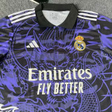 24-25  Real Madrid Purple Black Special Edition Fans Training Shirts