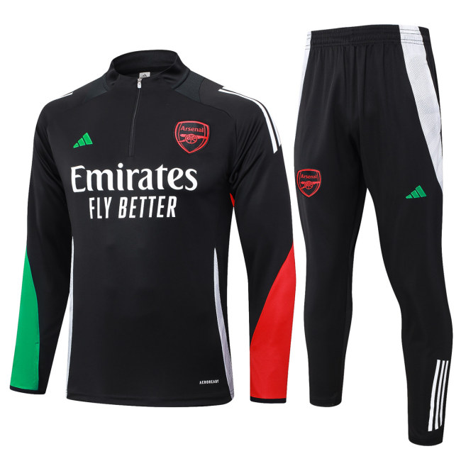 Mens Arsenal Training Suit Black 2024/25