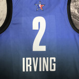 2023 ALL STAR IRVING #2 Blue Top Quality Hot Pressing NBA Jersey