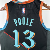 23-24 Wizards POOLE #13 Black City Edition Top Quality Hot Pressing NBA Jersey