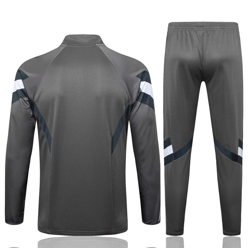 Mens Real Madrid Training Suit Grey 2024/25