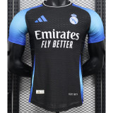 24-25  Real Madrid Blue Black Special Edition Player Version Soccer Jersey
