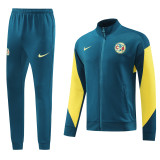 24-25 Club America Lake green Jacket Tracksuit #01