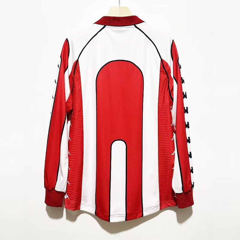 1999-2001 Crvena Zvezda Home Long Sleeve Retro Soccer Jersey