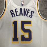 22-23 LAKERS REAVES #15 White Top Quality Hot Pressing NBA Jersey