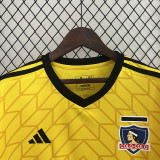 24-25 Colo-Colo Yellow GoalKeeper Fans Soccer Jersey