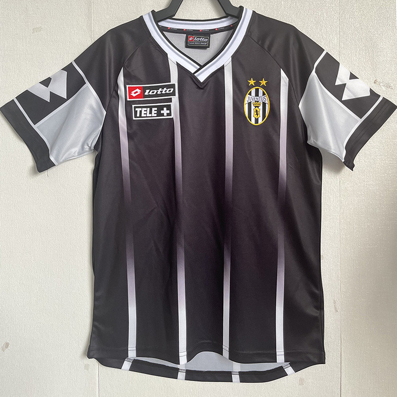 2000-2001 JUV Black Retro Training Shirts