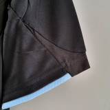 2009-2010 Real Madrid  Away Black Retro Soccer Jersey