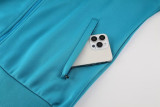 24-25  Atletico Madrid  Lake blue Jacket Tracksuit #01