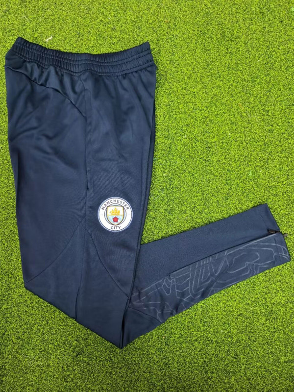 24-25 Man City Dark blue Training Long Pants (Have Pocket)