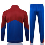 Mens Barcelona Jacket + Pants Training Suit Blue 2024/25