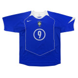 Mens Brazil Retro Away Jersey 2004
