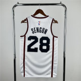 Mens Houston Rockets Nike White2025 Swingman Jersey - City Edition