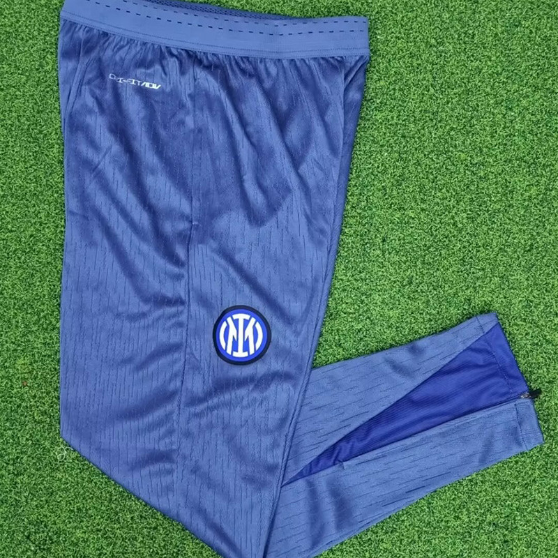 24-25 INT Grey Blue Training Long Pants (Have Pocket)