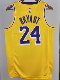 22-23 LAKERS BRYANT #24 Yellow Top Quality Hot Pressing NBA Jersey