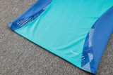 24-25 Ajax Light blue Half Pull Tracksuit