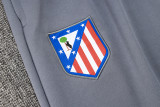 24-25  Atletico Madrid  Lake blue Half Pull Tracksuit