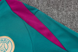 24-25 PSG Dark green Half Pull Tracksuit