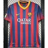 2013-2014 Mens  Barcelona Home Retro Soccer Jersey