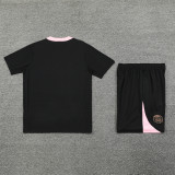 Kids PSG x Jordan Short Training Suit Black 2024/25