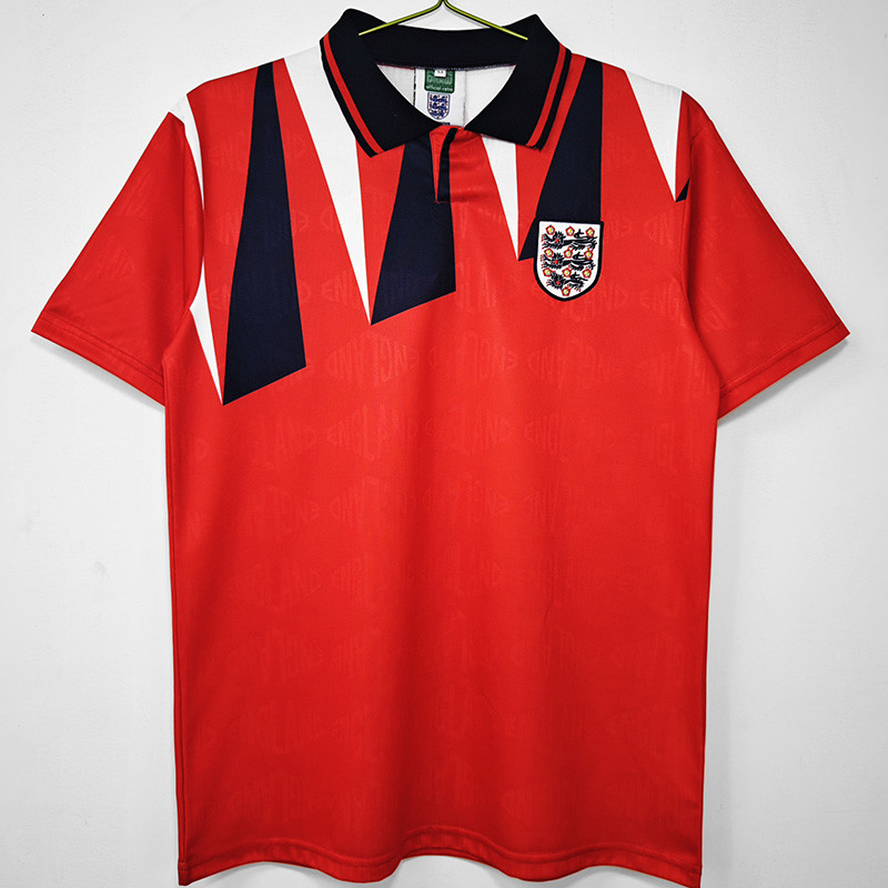 1992 England Away Retro Soccer Jersey