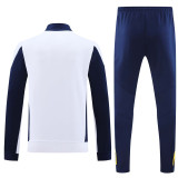 24-25  Real Madrid  White Jacket Tracksuit