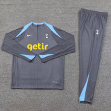 24-25 TOT Grey Half Pull Tracksuit