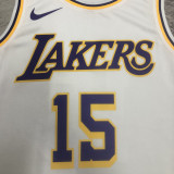 22-23 LAKERS REAVES #15 White Top Quality Hot Pressing NBA Jersey