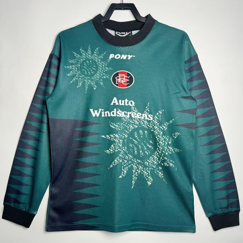 1996-1997 Birmingham Green GoalKeeper Long Sleeve Retro Soccer Jersey