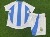 24-25 Argentina Home Kids Player Version Soccer Jersey
