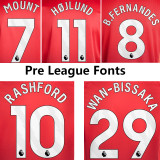 24-25 Man Utd Home Long Sleeve Soccer Jersey