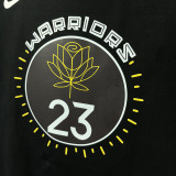 T223 WARRIORS GREEN #23 Black High Quality Casual T-Shirt