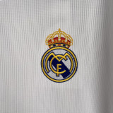 2019-2020 Real Madrid Home Long Sleeve Retro Soccer Jersey