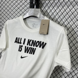 T204 NK White High Quality Casual T-Shirt