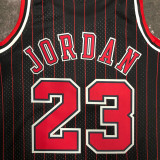 1996 BULLS JORDAN #23 Black Retro Top Quality Hot Pressing NBA Jersey